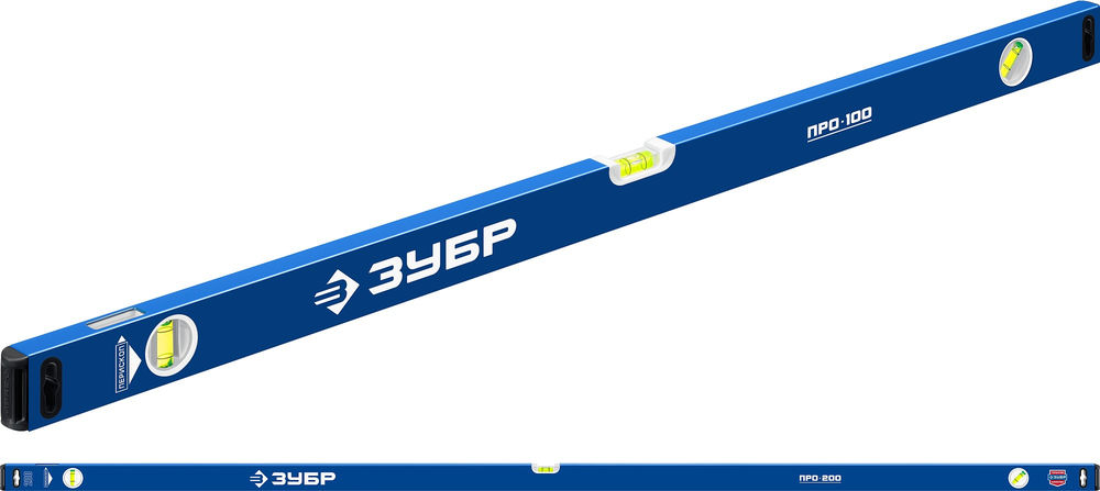 Уровень с усиленным профилем ПРО 2000 мм ЗУБР Профессионал 34590-200
