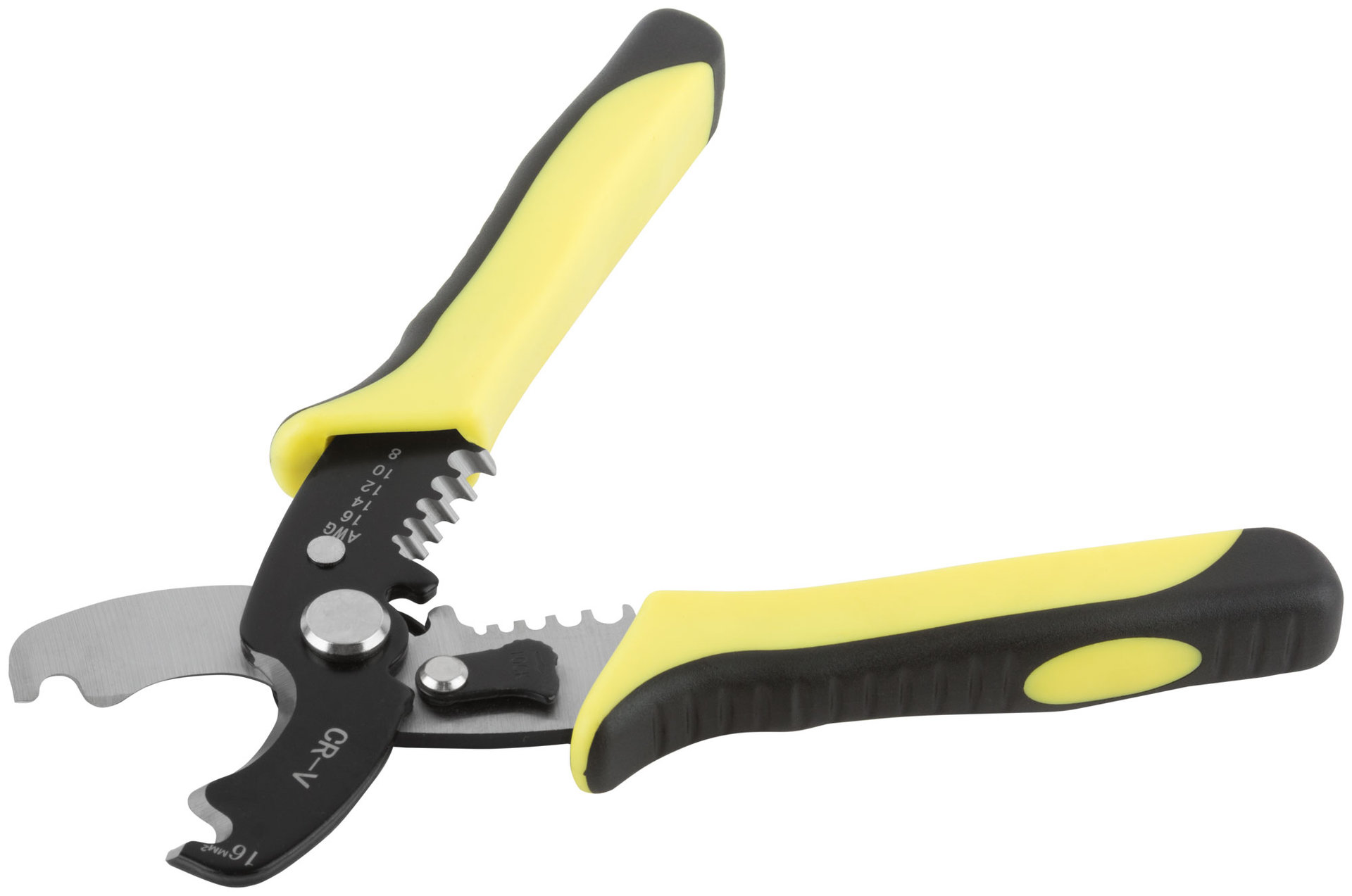 Кабелерез со съемником изоляции 1,3-4,6 мм, 180 мм (60051)