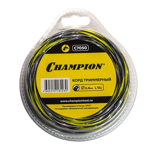 Корд трим.CHAMPION Tornado 2.4мм* 15м (витой квадрат) (C7050)