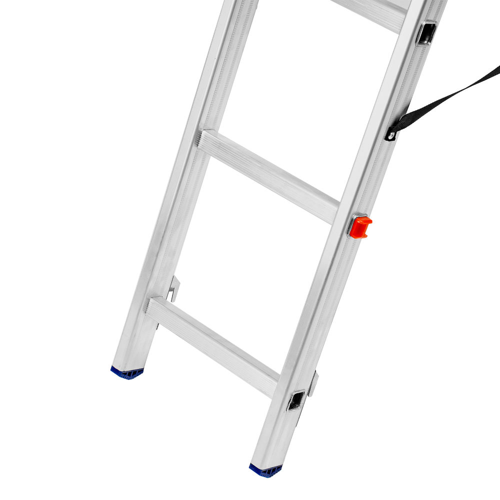 Лестница, 2 х 11 ступеней, алюминиевая, двухсекционная, Сибртех (97911)