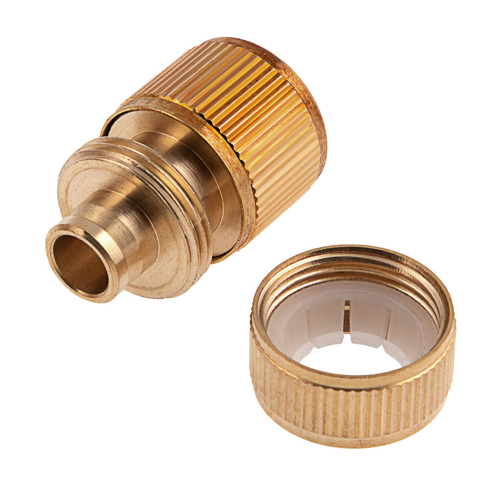 Соединитель латунный, быстросъемный для шланга 1/2 Palisad (66264)