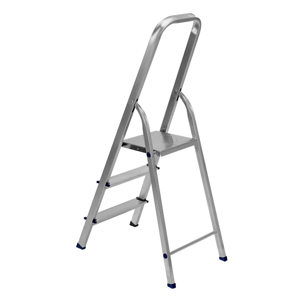 Стремянка, 3 ступени, алюминиевая, Сибртех (97713)
