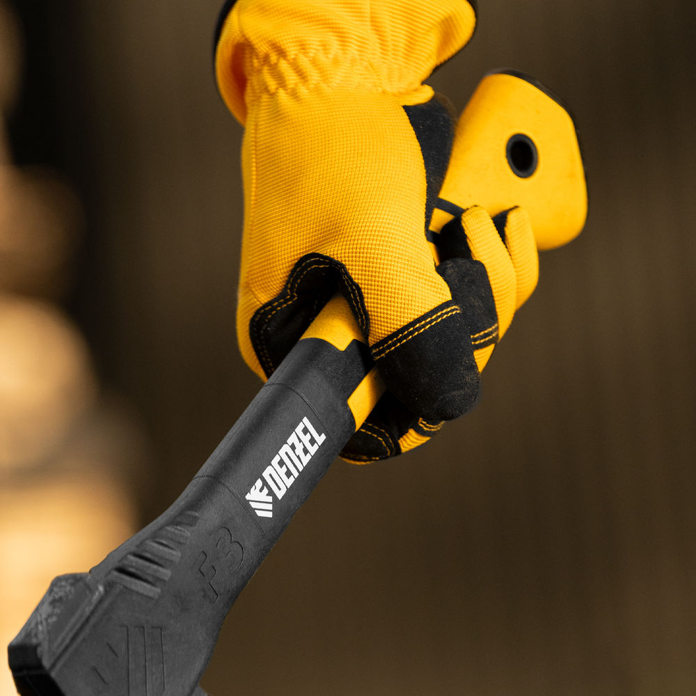 Топор-колун, F3, 640 гр, двухкомпонентная рукоятка, 320 мм// Denzel