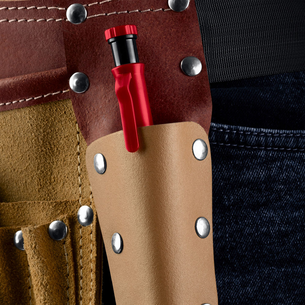 Карандаш автоматический d 2,8 мм, HB, 6 сменных грифелей ЗУБР АСК красный 06311-3