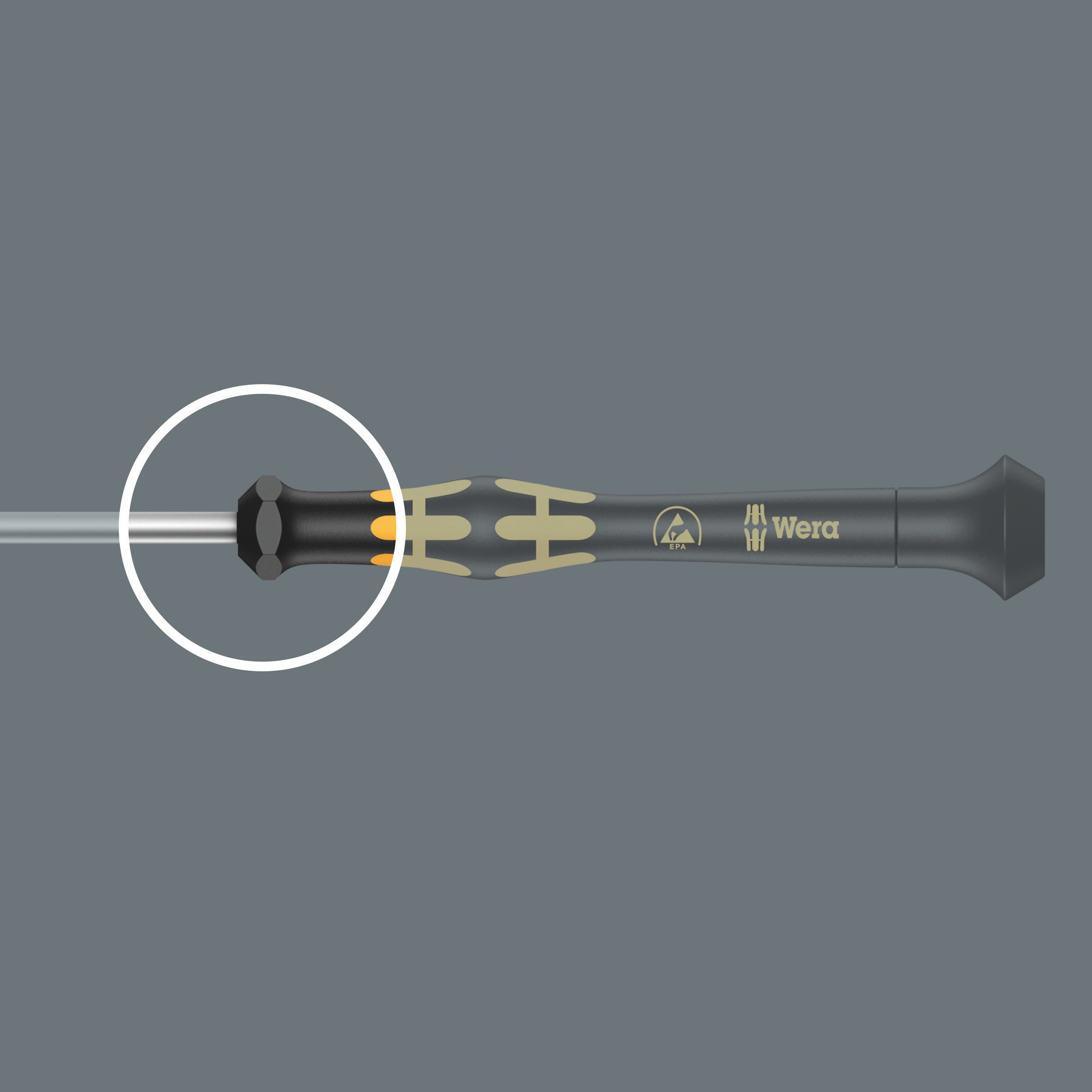 Отвёртка антистатическая прецизионная TX 5 x 40 мм TORX ESD Kraftform Micro серия 1567 Wera WE-030121