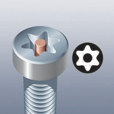 867/4 Z TORX® BO бита, с отверстием, 1/4 E6.3, TX 27 x 89 мм (WE-060057)