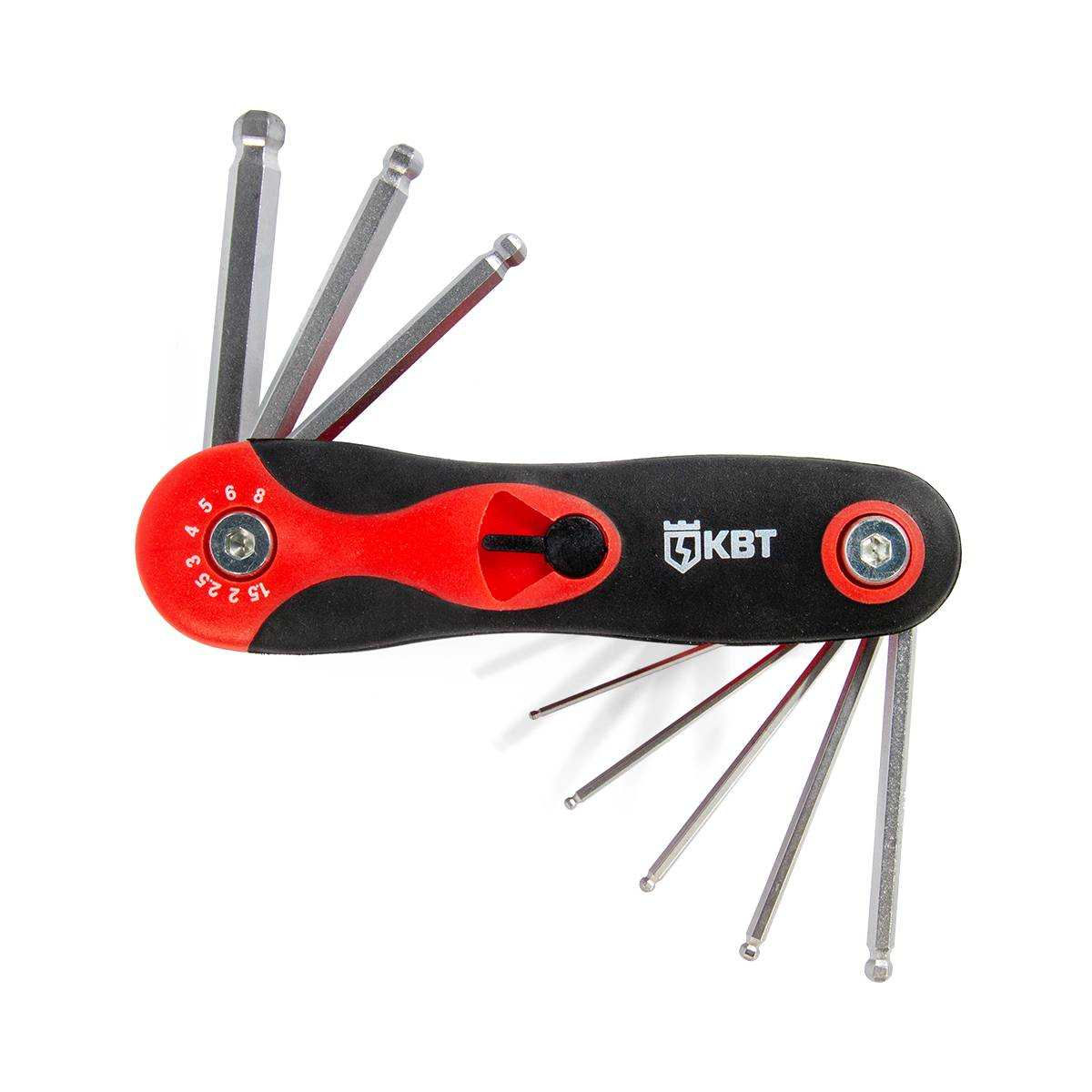 Набор торцевых шестигранных ключей НТК-Ш-08 (КВТ) 80957