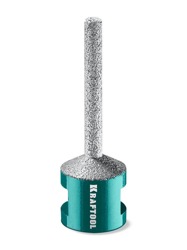 Вакуумная алмазная фреза пальчиковая с конусом VS DIAMOND, d 8 мм (М14, 50 мм) KRAFTOOL 29811-08