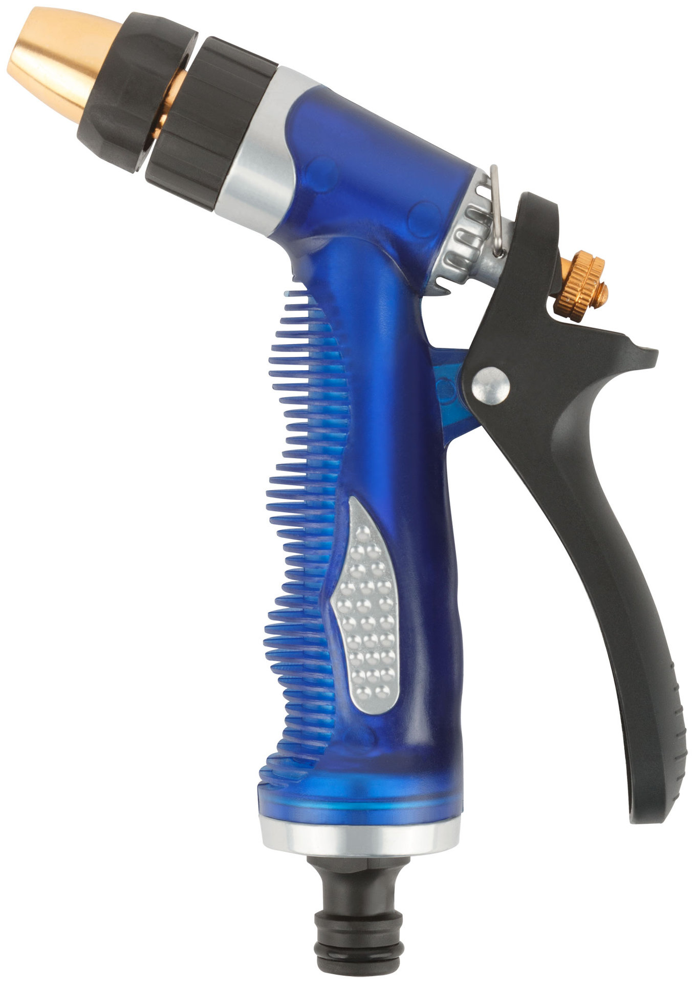 Пистолет для полива регулируемый, синий Профи 155 мм (77301)
