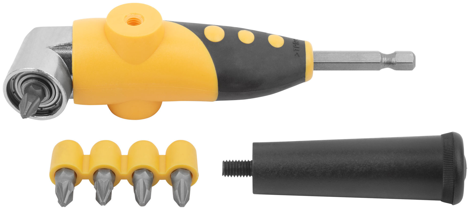 Адаптер угловой металлический прорезиненный 105 градусов (37853)