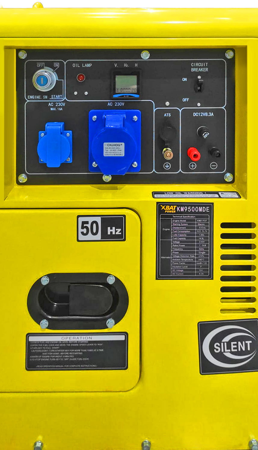 Генератор дизельный KM9500MDE 8000 Вт (KM9500MDE)