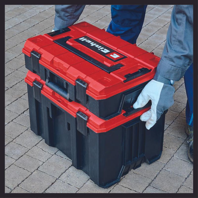 Кейс инструментальный системный Einhell E-Case M, внутренние р. 415х280х250мм,до 90кг (4540021)