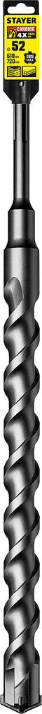 Бур SDS-max Professional Hercules-4Х STAYER 52x610/720 мм 29370-610-52  