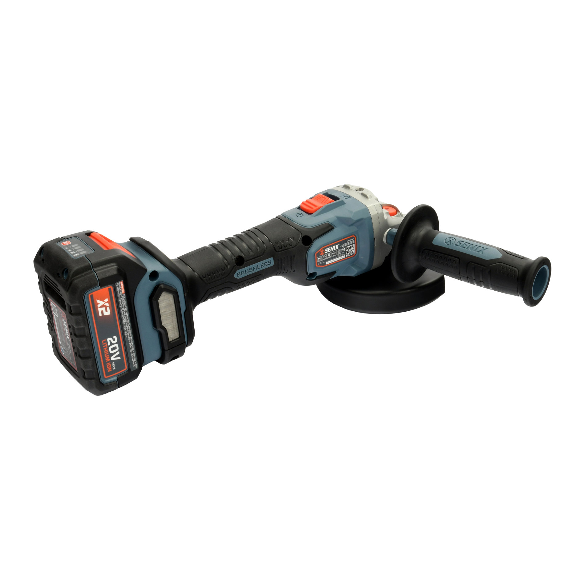 УШМ (болгарка), 125 мм, без АКБ и ЗУ X2 20В