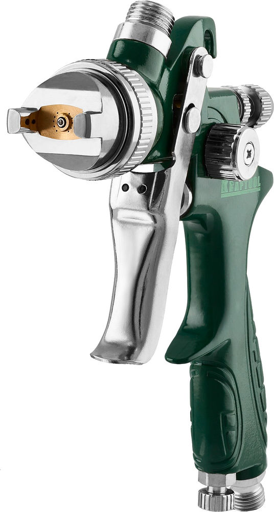 Пневматический краскопульт с верхним бачком AirKraft, HVLP, 1.7 мм KRAFTOOL 06522-1.7