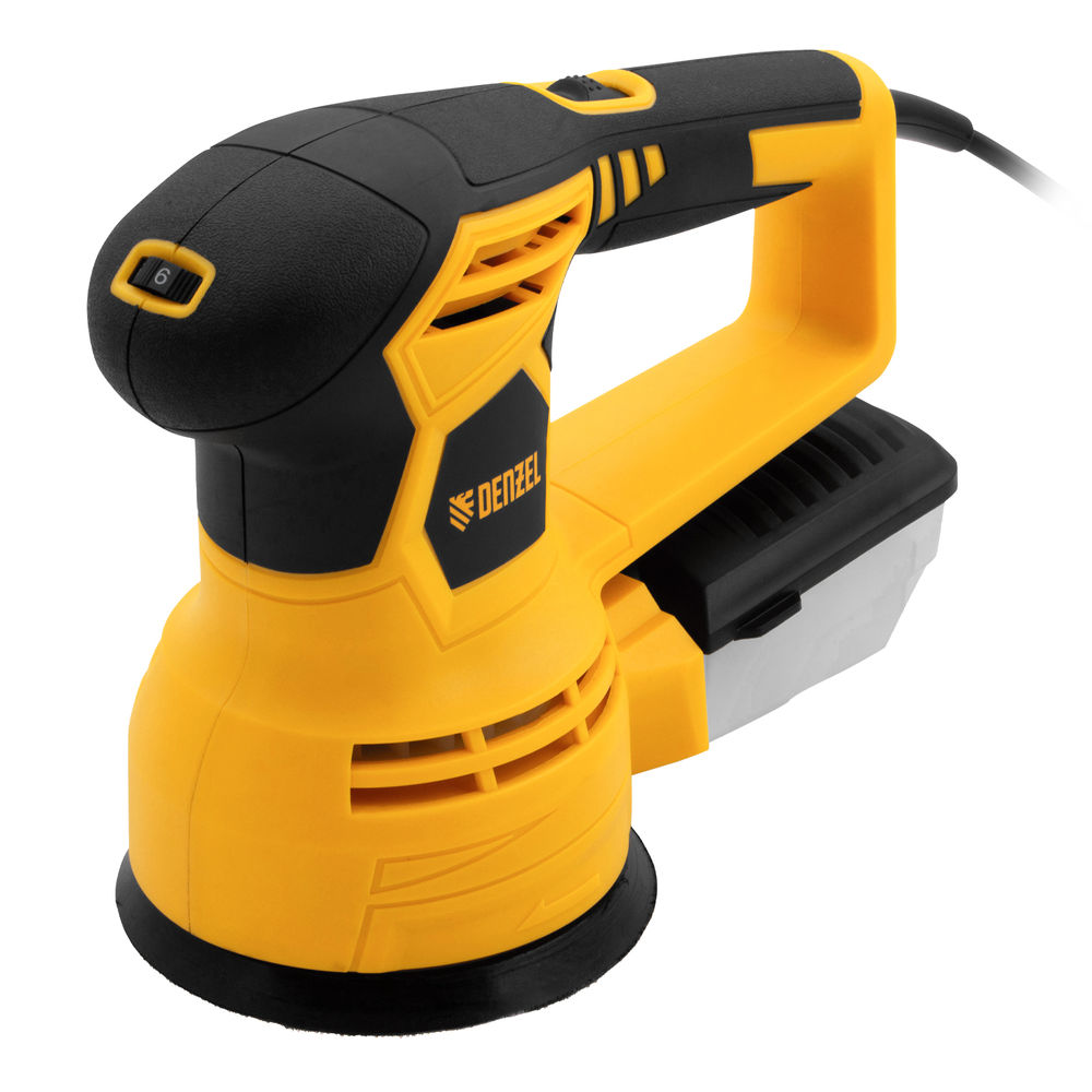 Машина шлифовальная эксцентриковая OS-125, 450 Вт, 6000-12000 об/мин Denzel (27601)