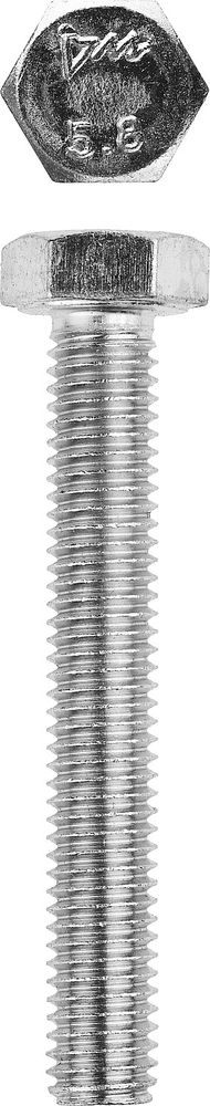 Болт M10 x 25 мм, кл. пр. 5.8, цинк, 5 кг, ГОСТ 7798-70 ЗУБР 303080-10-025