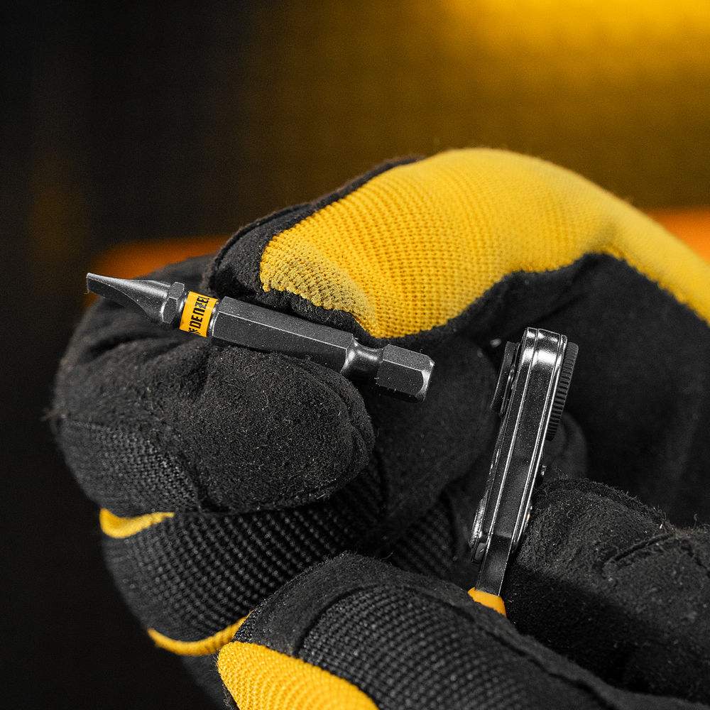 Бита SL6,0х50, сталь S2, шестигранный профиль, 10 шт. Е 6,3 Denzel (11660)