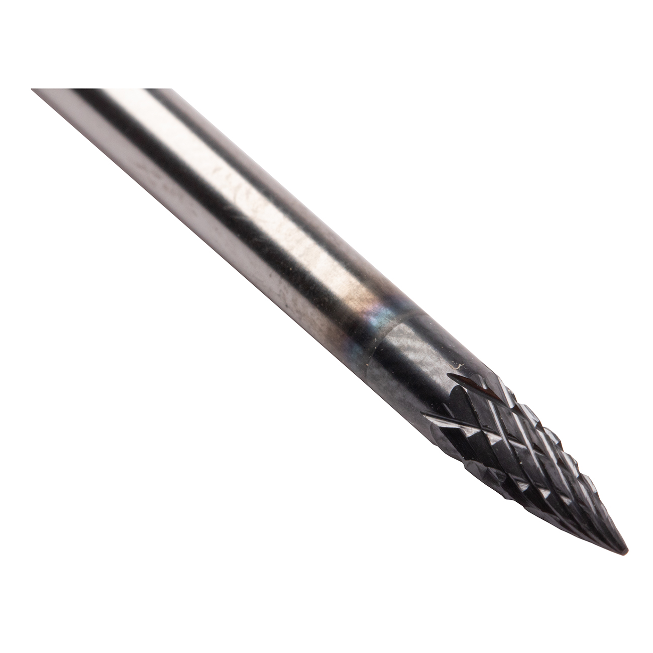 GARWIN INDUSTRIAL 900647-3*6*38 Борфреза параболическая с заостренным концом 3*6*38 мм, VHM, DC, TiAlN, форма G (серия 900647)