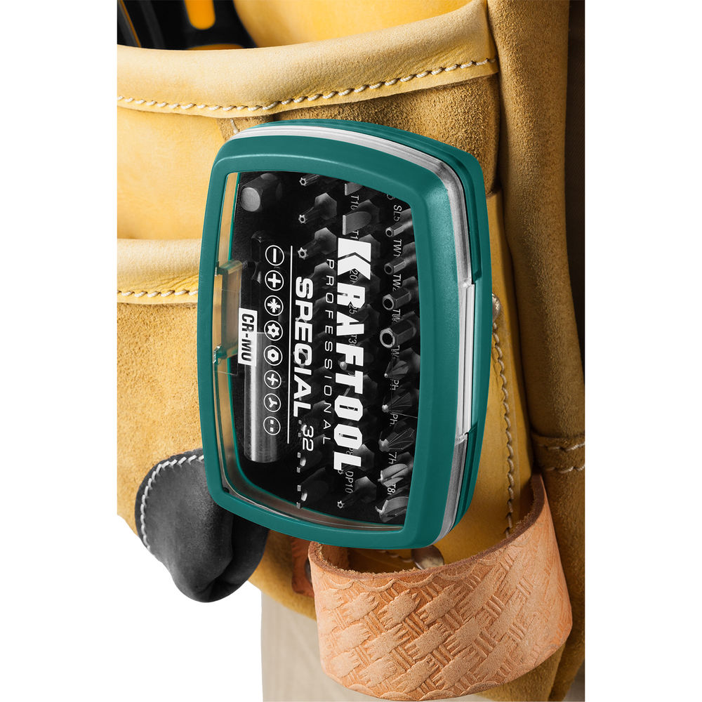 Набор специальных бит Special-32, с адаптером, 32 шт KRAFTOOL 2610-H32