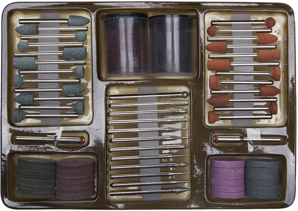 Набор мини-насадки для гравировальных машин 134 предм. STAYER 29905-H134