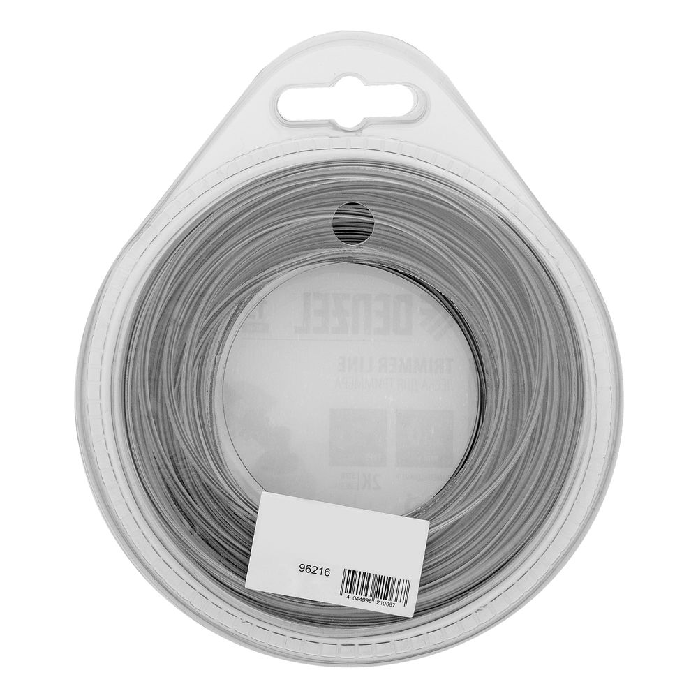 Леска для триммера двухкомпонентная звезда, 2,0мм х 15м, FLEX CORD, DENZEL (96216)