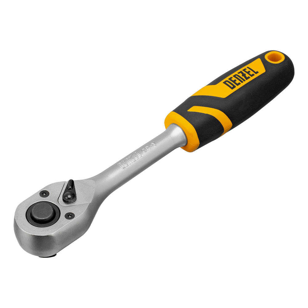 Набор инструментов, 1/2, 1/4, 3/8, CrV, S2, пластиковый кейс, 216 предметов Denzel