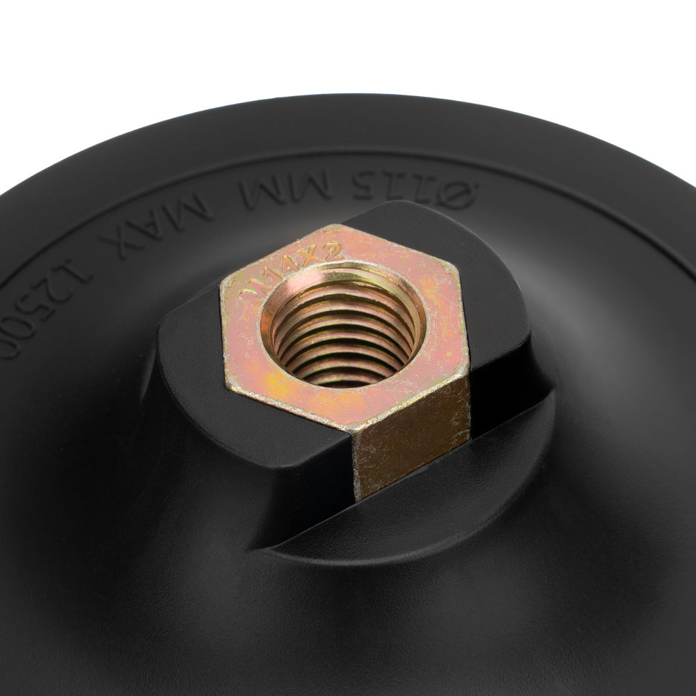 Насадка для дрели и УШМ с липучкой, 115 мм Matrix (76218)