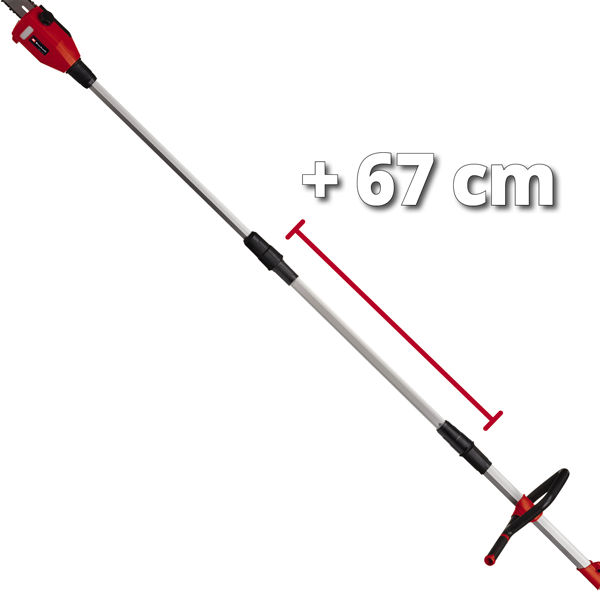 Высоторез акк.Einhell PXC GE-LM 36/4in1 Li,2х18В,коса нож/леска,кусторез,ц.пила+2 акк4Ач+двойное ЗУ (3410901SET)