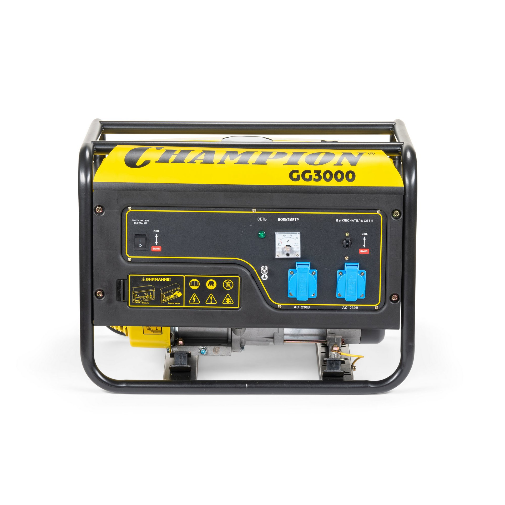 Генератор CHAMPION GG3000 (2,3/2,5кВт 6лс 15л 40кг) (GG3000)