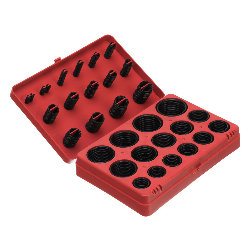 Набор резиновых уплотнительных прокладок, D 7-53 мм, 406 предмета Сибртех (47597)