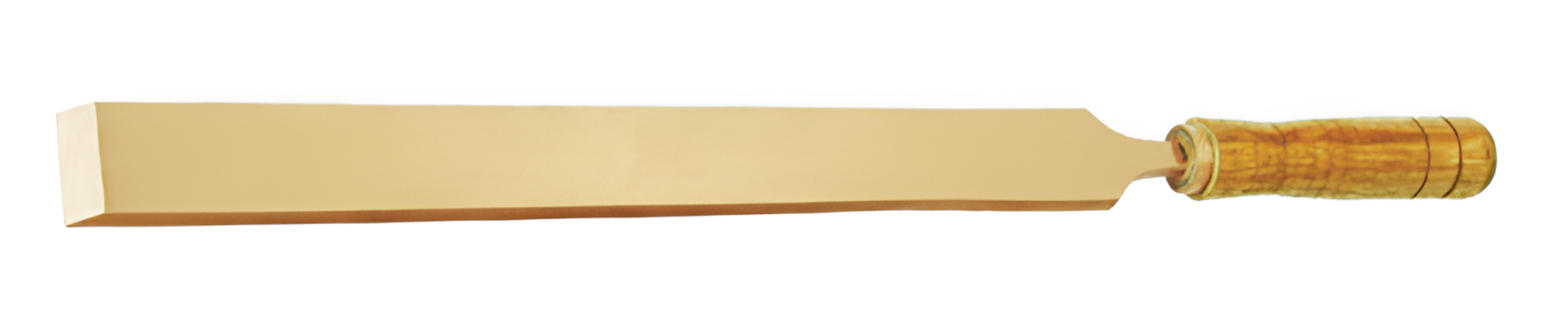 Шабер плоский 35х350 мм рукоятка деревянная искробезопасный 206-1006 AlCu HORTZ