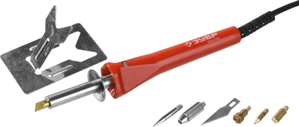 Прибор для выжигания 30 Вт, с набором насадок ЗУБР 55426  