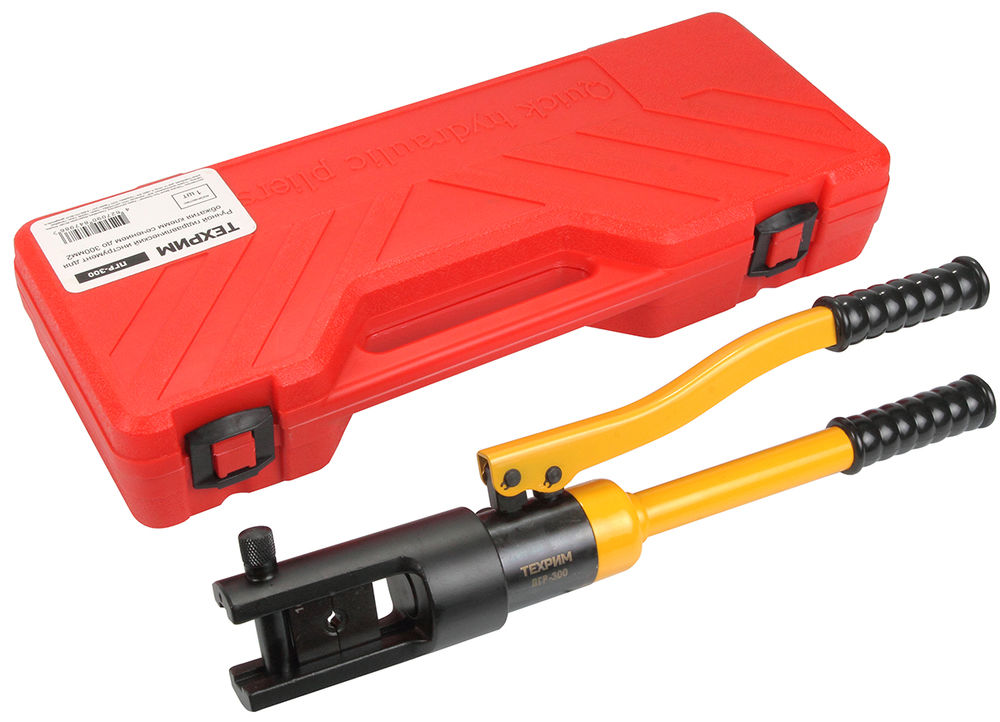 Пресс для обжима клемм гидравлический 300 мм? 9 т ручной ТЕХРИМ 812515-18