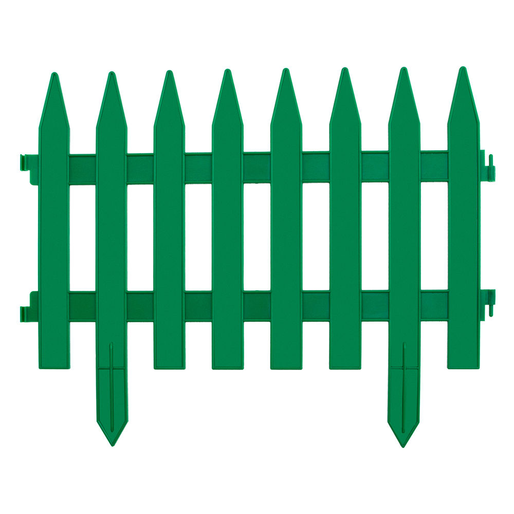 Забор декоративный Рейка, 28 х 300 см, зеленый, Palisad (65005)