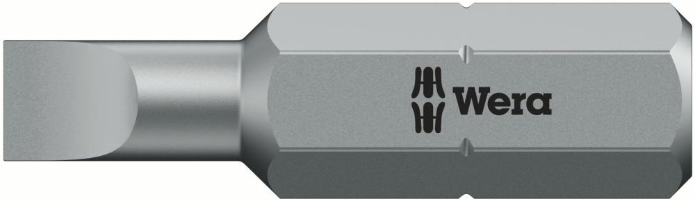 Бита SL 0.8 x 5.5 x 25 мм 1/4 C6.3 серия 800/1 Z Wera WE-072057