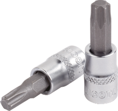 Головка торцевая с вставкой torx T27 1/4 Licota H2T27