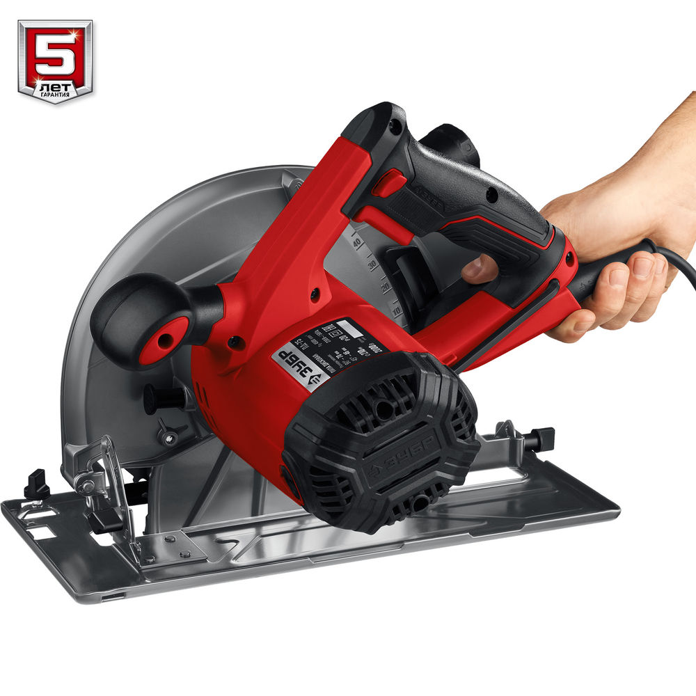 Пила циркулярная (дисковая) d 210 мм 2000 Вт ЗУБР ПД-75