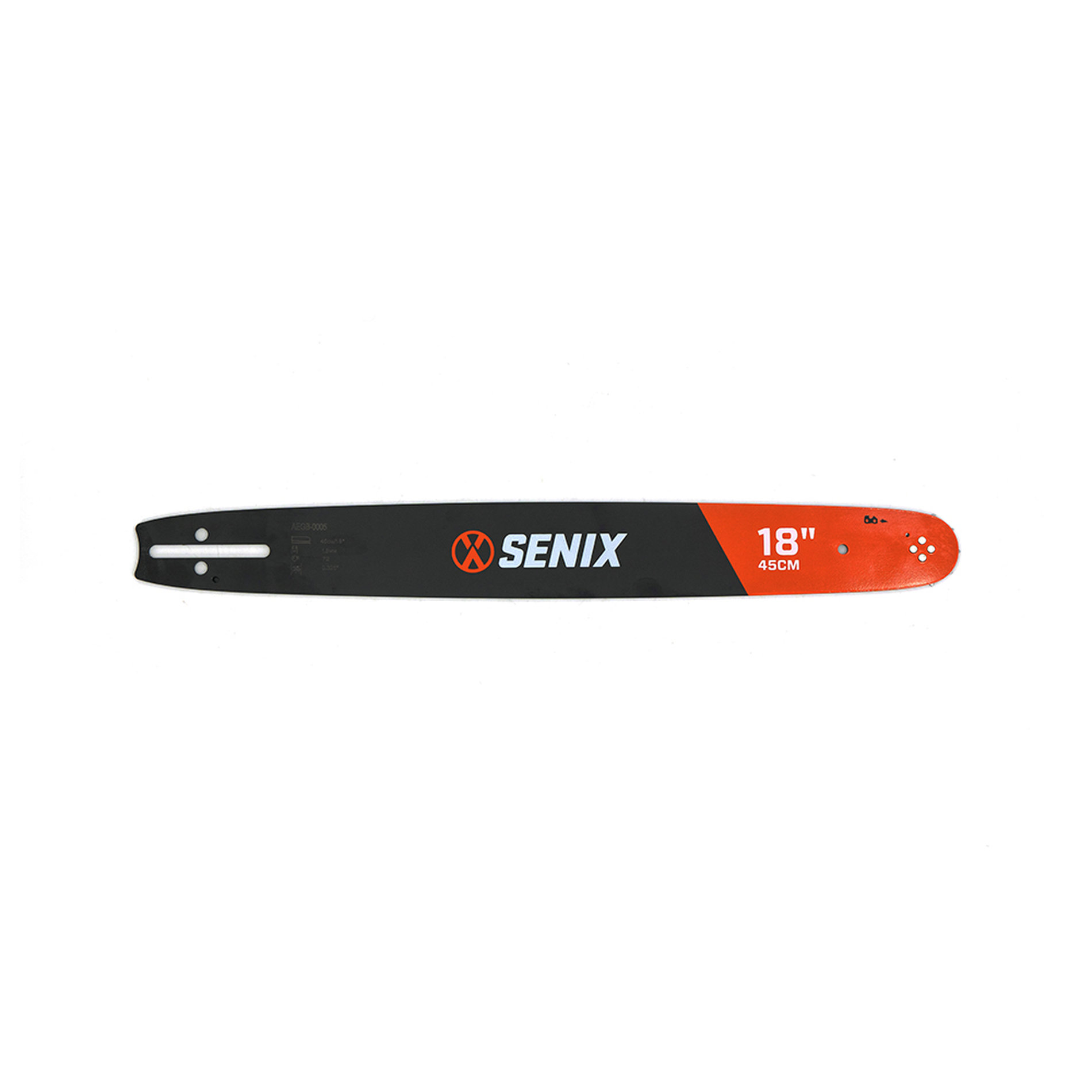 Шина пильная, 18 (45см),шаг 0.325, паз 1,5 мм, 72 звеньев SENIX AEGB-0005