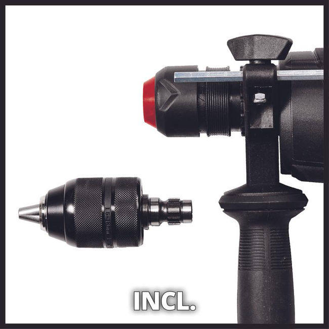 Перфоратор Einhell TE-RH 950 5F,SDS-plus,950Вт,2ск,0-1200/2600об/мин,28мм,3Дж,2 патрона,кейс E-Box (4257978)