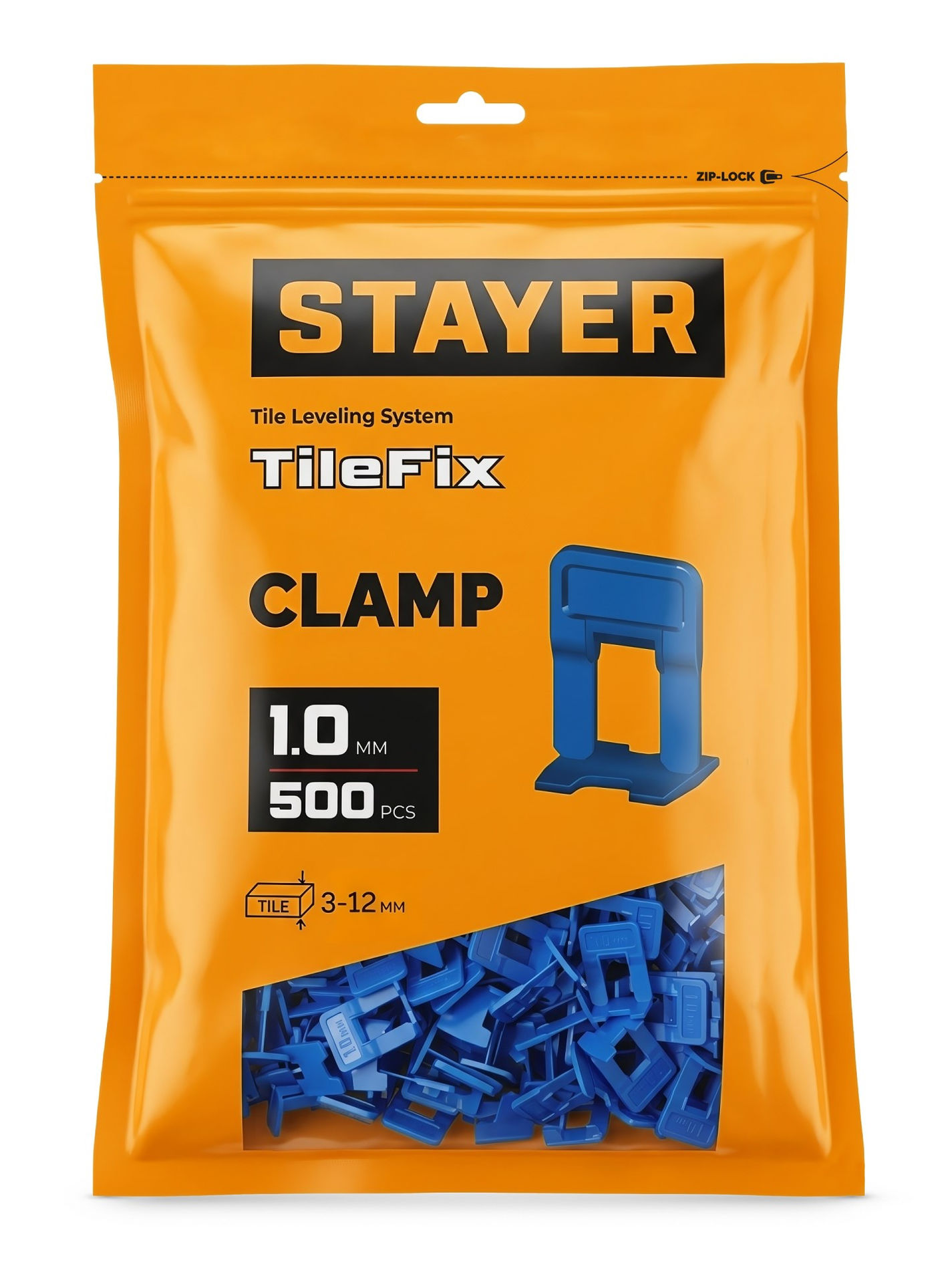 STAYER СВП TileFix, 1,0 мм, 500 шт, система выравнивания плитки ?ворота? (33845-500)