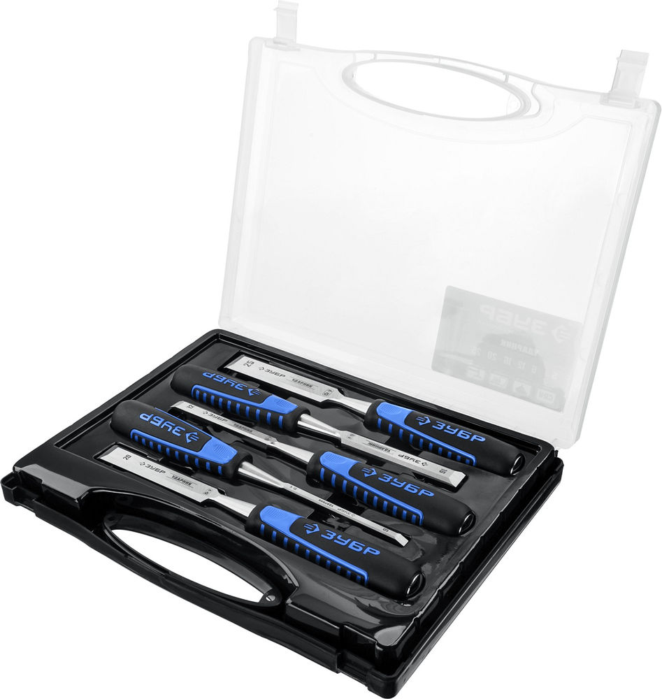 Набор стамесок-долот 5 предм Профессионал ЗУБР Ударник 18097-H5