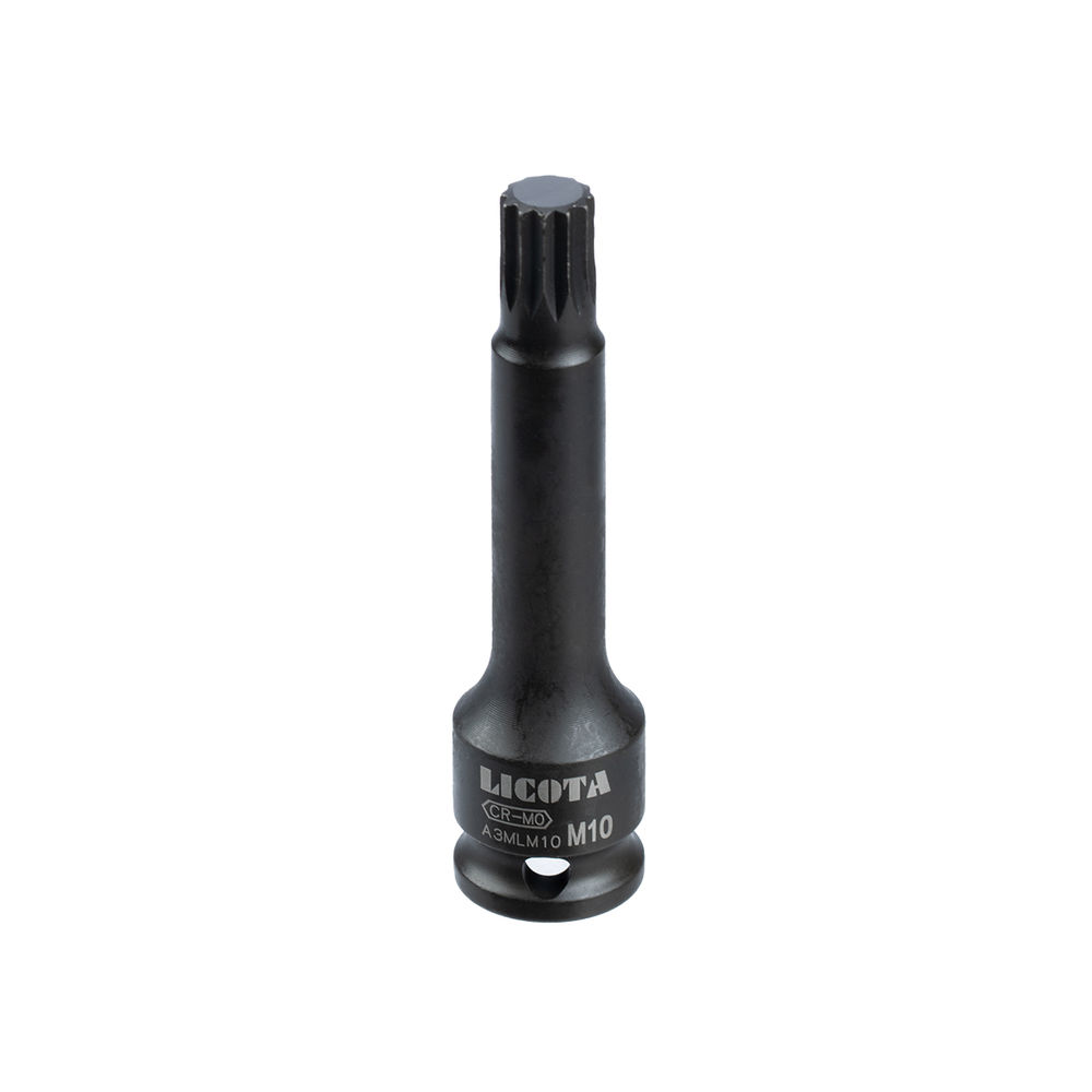 Головка торцевая ударная M10 spline 3/8 Licota A3MLM10