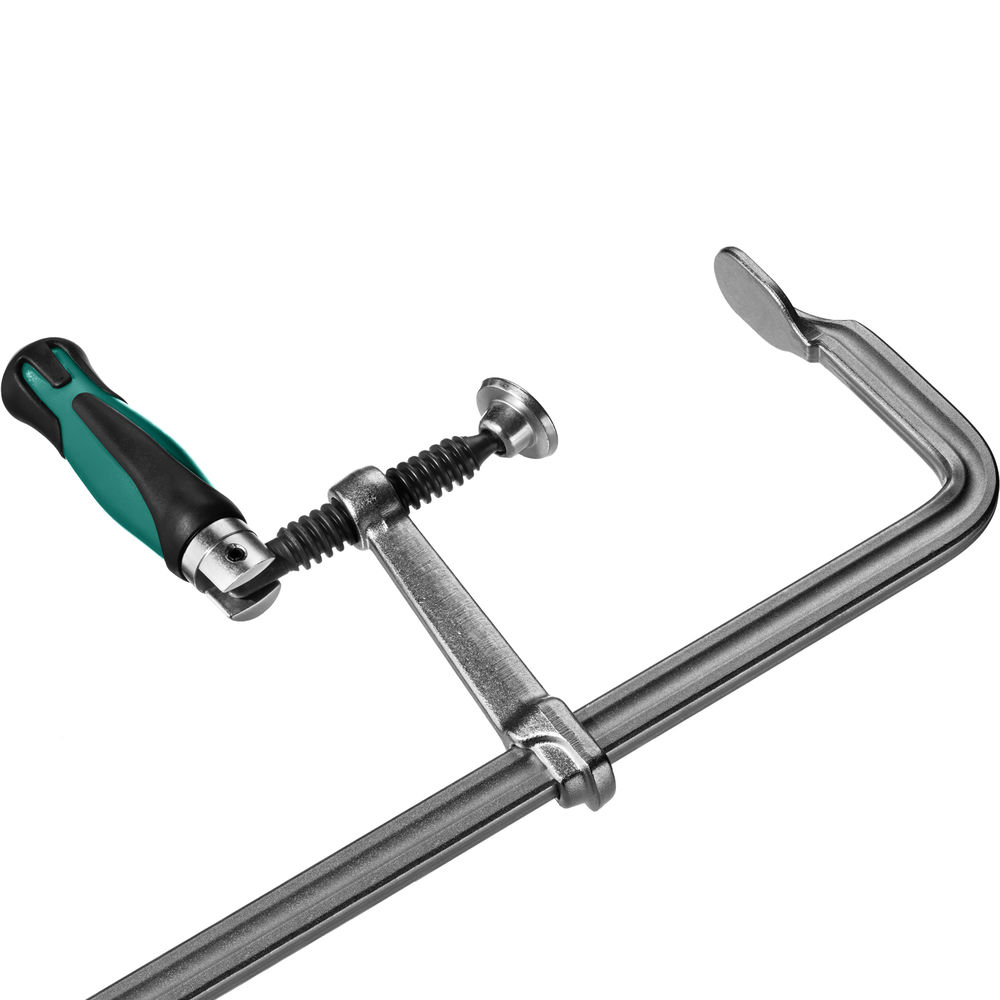 Цельнокованая струбцина F Forge FF-200/100, 100 х 200 мм KRAFTOOL 32014-100-200