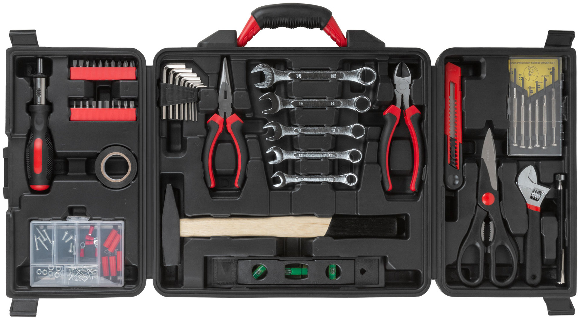Набор инструмента 140 шт., пластиковый чемодан