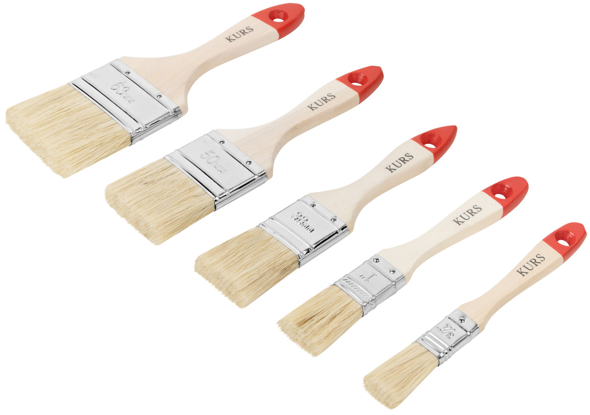 Набор кистей Оптима 5 шт. (19, 25, 38, 50, 63 мм)