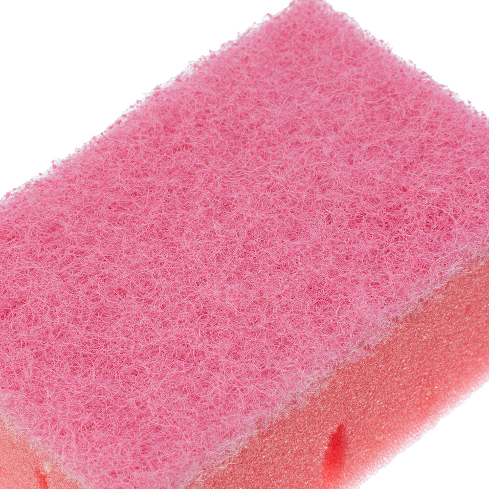 Губки для посуды Coral, 95 x 64 x 36 мм, 4 шт, Home Palisad (923585)