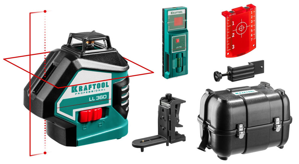 Лазерный нивелир LL360 #4 KRAFTOOL 34645-4