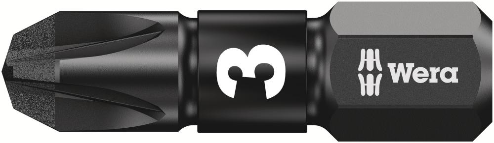 Бита ударная PZ 3 x 25 мм алмаз 1/4 C6.3 Impaktor серия 855/1 IMP DC PZ Wera WE-057622