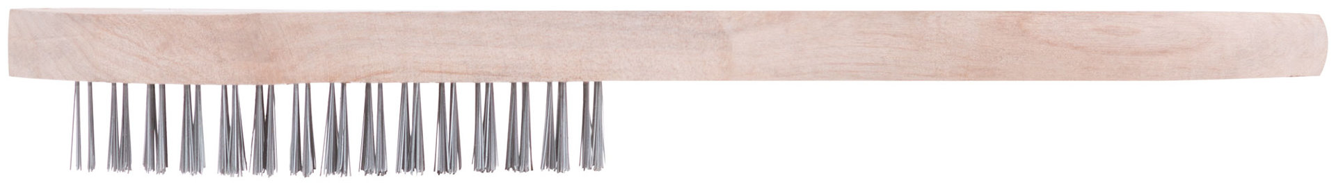 Корщетка с деревянной ручкой 6-ти рядная (38406)